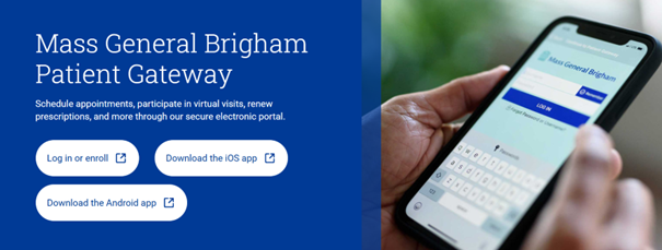 Mass General Brigham Patient Gateway App