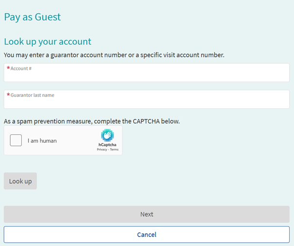 Mass General Brigham Patient Gateway – Billing Account Details