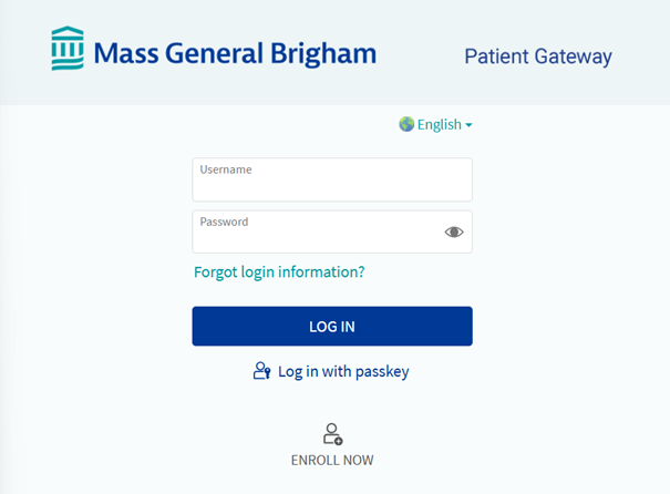 Mass General Brigham Patient Gateway